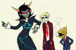 aimless_renegade ar au cities_in_dust dave_strider shelby suit terezi_pyrope 