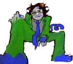  2026 c1ubdeuce formal fullres glasses_added homestuck:_beyond_canon nepeta's_fanontinuum_suit nepeta_leijon no_hat solo stars suit 
