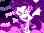  2026 fefetasprite fullres heart jaggy_lines magaofficiall monochrome solo sprite starter_outfit text 