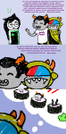  ! 2015 3_in_the_morning_dress arm_around_shoulder comic cronus_ampora dancestors dream_ghost fistbump food fullres headshot jade_harley jaggy_lines mituna_captor redrom sailorbeefcake scars scribble_mode ship_name_needed shipping starter_outfit text thought_balloon 