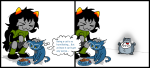  2026 animals animalstuck aranea_serket comic crossover dancestors food fullres heart meulin_leijon mewgenics sitting starter_outfit sufferer_necklace text thought_balloon worseaccount 