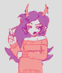  2025 body_modification casual dancestors fullres jaggy_lines monochrome onlysushicat porrim_maryam sketch solo 