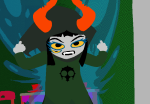 2024 ardata_carmia doom_aspect fullres godtier goticamarey hiveswap image_manipulation jaggy_lines maid solo the_finger