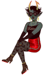  2019 body_modification fashion fullres glasses_added jewelry kan-aya kanaya_maryam sitting solo text 
