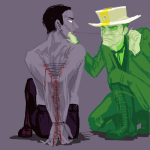  2012 back_angle blood dd diamonds_droog felt fullres gore humanized no_hat scars sitting stitch tricotee 