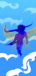  ancestors back_angle clouds limited_palette midair request solo the_summoner toastyhat 