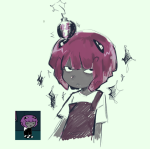 2025 explosives fullres headshot homestuck:_beyond_canon image_manipulation k0lee ly'lac meat_timeline nymphs solo sprite_mode starter_outfit