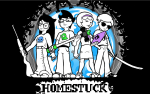  2010 beta_kids dave_strider fullres highlight_color hunting_rifle imp jade_harley john_egbert katana kingjiggles knitting_needles pogo_hammer rose_lalonde skaia starter_outfit the_word_homestuck underlings 