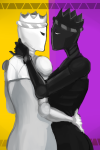  2014 black_queen bq broken_source crown derse fullres parody prospit queen&#039;s_dress queenship raythrill shipping tiny_times white_queen wq 
