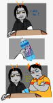  2024 arms_crossed chubstuck comic crossover facial_hair faygo fullres image_manipulation mouthwashing sweat text trollified zzoupz 