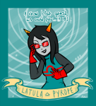  2015 banner blush dancestors fullres latula_pyrope robictheescapist solo starter_outfit text valentinestuck zodiac_symbol 