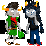  2014 alternate_hair animated daggerlance dream_ghost fullres pixel pupa_pan shipping tavriska tavros_nitram transparent veri vriska_serket 