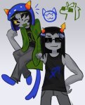 2026 carrying cat_hat equius_zahhak fullres lineart meowrails nepeta_leijon palerom shipping sitting starter_outfit temmiesttemm wonk 