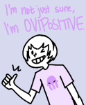  doodleanon mauve_squiddle_shirt request rose_lalonde solo text thumbs_up wonk 