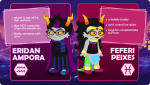 2019 alternia eridan_ampora feferi_peixes fullres hive hivesprite night saeronovace starter_outfit text troll_call zodiac_symbol