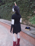 2013 animated aranea_serket back_angle book cosplay dancestors fullres mindfang&#039;s_journal mindfang_dress princehess real_life solo