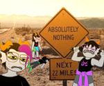  2024 eridan_ampora erisol_ampcap erisolsprite feferi_peixes fefeta_peilei fefetasprite fullres image_manipulation jaggy_lines meme meraki-sunset multiple_personas on_stomach sprite starter_outfit summer sweat text trollified 