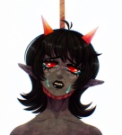  2019 aninnocentdemon crying fullres headshot no_glasses no_shirt noose solo terezi_pyrope 
