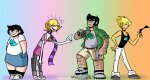 2025 alcohol alpha_kids beverage binoculars body_hair censor chubstuck cocktail_glass dirk_strider fullres gun jake_english jane_crocker no_glasses parody rockholmes roxy's_striped_scarf roxy_lalonde twin_m9_berettas