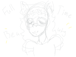 anonymous_artist casual dogtier fashion flowers fullres grayscale highlight_color jade_harley monochrome sketch solo text