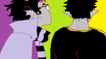  2024 back_angle eridan_ampora facial_hair fullres hamsterdads jaggy_lines sollux_captor starter_outfit 