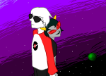  coolkids dave_strider holding_hands nothingspecial red_baseball_tee redrom shipping terezi_pyrope 