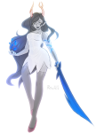  2018 ancestral_awakening_sword artificial_limb deletethestars fairy_dress fluorite_octet fullres illegal_vriska solo vriska_serket 