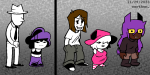 2023 dad fankid fedora fullres hat jaggy_lines ladycorthon pastiche sprite_mode