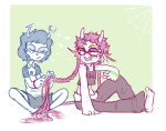  2015 aranea_serket barefoot body_modification dancestors fashion freckles fullres gillfronds heart meenah_peixes noodlenumber redrom shipping sitting starter_outfit web 