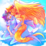 2025 breath_aspect carrying catboydave14 clouds davesprite fullres godtier heir john_egbert kiss midair shipping sprite thunderbirds 