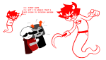  2026 chris0001110 dave_strider equius_zahhak fansprite fullres fusion godtier jaggy_lines karkat_vantas knight lil_hal sickle sprite sprite_mode starter_outfit sweat text time_aspect weapon word_balloon 