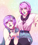  animated casual doodleedoos fashion pastel_goth rose_lalonde roxy_lalonde 