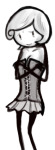  aspect_corset grayscale kompepperochu nervous_broad problem_sleuth_(adventure) solo 