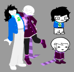  2025 alternate_hair breathalyzer fashion fullres jaggy_lines john&#039;s_winter_jacket john_egbert june_egbert offkilterkeys roxy&#039;s_striped_scarf roxy_lalonde 