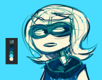  godtier headshot limited_palette marriageinapril request rogue roxy_lalonde sketch solo void_aspect 
