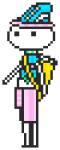  2012 feastings fullres harlequin_uniform parcel_mistress pixel pm solo transparent walksprite 