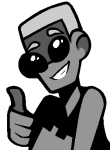  alternate_hair dave_strider grayscale headshot request solo thumbs_up transparent v-shift 