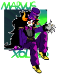  2018 dagmars fullres hiveswap marvus'_cane marvus_xoloto sitting solo starter_outfit text transparent 
