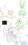 2023 blood_aspect cat_hat computer denizens dream_ghost fullres godtier head_out_of_frame homes_smell_ya_later jaggy_lines john_egbert kanaya_maryam karkat_vantas knight lineart monochrome nepeta_leijon sitting sollux_captor starter_outfit szkraft220 tavros_nitram terezi_pyrope text typheus vriska_serket wise_guy_slime_suit word_balloon