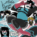  >:? 2024 art_dump dancestors fullres latula_pyrope mituna_captor no_hat skyzahhak starter_outfit text thought_balloon word_balloon 