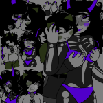  2024 art_dump blush body_hair chubstuck dancestors dream_ghost drug_use facial_hair fullres jaggy_lines kiss kurloz_makara meulin_leijon no_shirt redrom reverse_hug rule63 rydas_and_ninjettes shipping skyzahhak smoking starter_outfit 