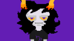  2017 animated blood epilepsy_warning fullres gamzee_makara maztermo pixel sober_gamzee solo starter_outfit 