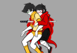 2015 blood crocker_corruption dead flash_asset fullres godtier hope_aspect ikimaru impalement jake_english jane_crocker life_aspect lying maid page reverse_hug unbreakable_katana