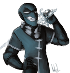 2015 agent_uniform archagent fullres jack_noir monochrome rapier_wit retroscofflaws sword weapon