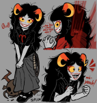  2024 aradia_megido banomaninator emoticon fullres godtier maid skulls solo starter_outfit text time_aspect weapon whip 