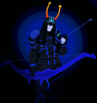  2025 ancestors benevolentcannibal bow expatriate_darkleer fullres highlight_color monochrome solo starter_outfit 