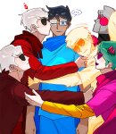  ... 2025 beloz_hs blush breath_aspect dave_strider davebot davesprite fullres glassesswap godtier hammertime heart heir homestuck:_beyond_canon hug john_egbert kiss knight multiple_personas redrom shipping sprite time_aspect trickster_mode wonk word_balloon 