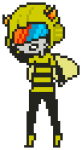 2012 bee_outfit dancestors feastings flash_asset fullres mituna_captor pixel solo transparent walksprite