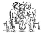  dave_strider deleted_source eyes5 grayscale incest jade_harley john_egbert moved_source multishipping prospitcest redrom shipping sitting spacetime starter_outfit 