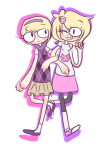  arm_in_arm casual fashion memeokuma rose_lalonde roxy_lalonde starter_outfit 